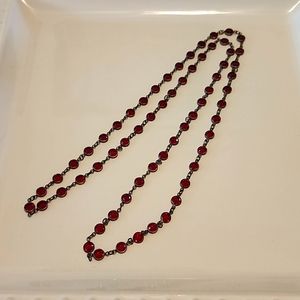 Touchstone Crystal Chanelle Necklace Vintage Siam